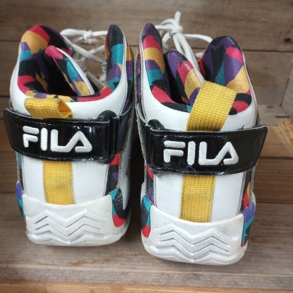 FILA Grant Hill 2, 90s Retro, White Multicolor Men's Size 11. - Picture 6 of 9